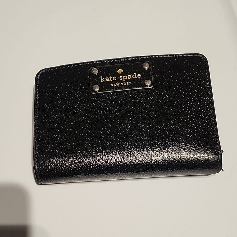 Kate Spade Black Leather Wallet - Picture 3 of 12